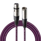 Stagg SMC3 CPP 3 m XLR naar XLR microfoonkabel - paars