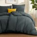 Microfibre Beddengoedset 135 x 200 cm, 4-delig, Grijs