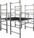 Krause 916228 CORDA aluminium Echafaudage mobile Hauteur de travail (max.): 2.80 m argent, noir 37 kg