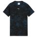 PUMA T-shirt de sport Camo enfant et adolescent, Midnight Petrol Blue, 140