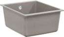 vidaXL - Wasbak - 80% Kwarts en 20% Hars - 370 x 460 mm - Grijs