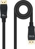 NANOCABLE DisplayPort Kabel HDR 8K Ultra HD Zwart 2 m