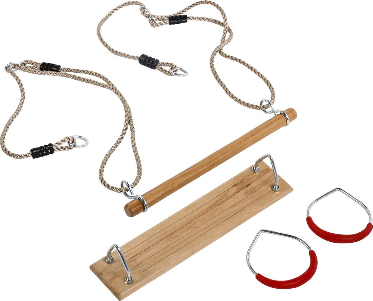 KBT Fun Pack - Schommel, Trapeze en Ringen - Hout - 2022
