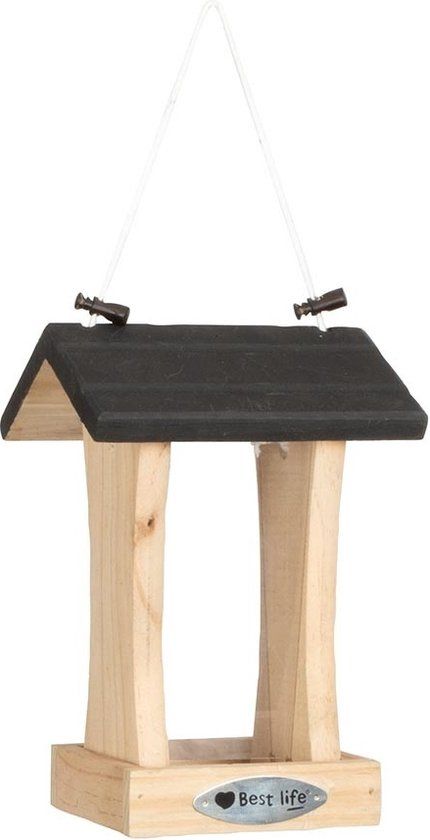 Vogelbescherming Nederland Vogelvoederhuis Cleveland - Bruin - Hout - Hangend