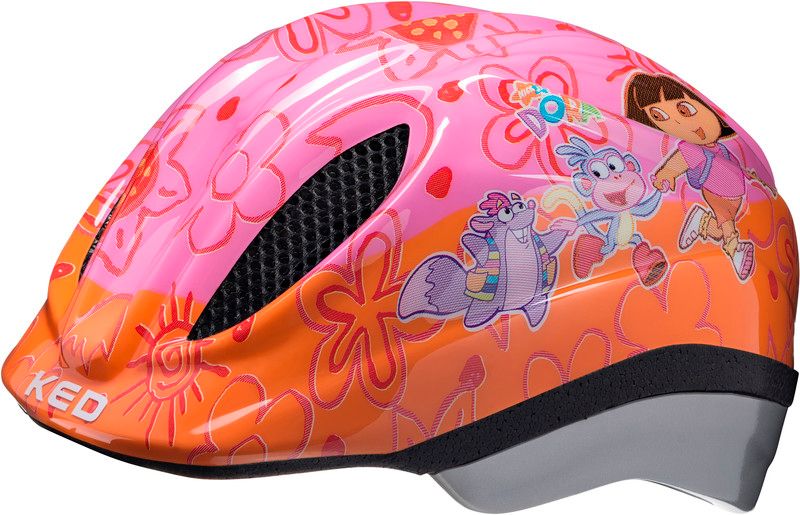 KED Meggy Originals Fietshelm Kinderen oranje/violet