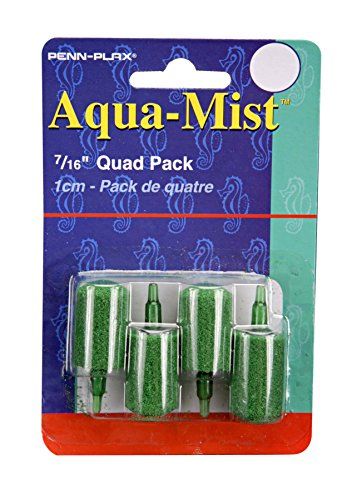 Penn Plax Aqua Mist Air Stone Cylinder - 4 Pack