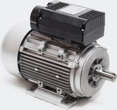 Wiltec Moteur asynchrone monophasé électrique – 350 x 175 x 255 mm – 2 Pôles – 230 V / 1,5 kW / 2 CV / 2850 tr/min – avec Condensateur de démarrage et Enroulement en cuivre
