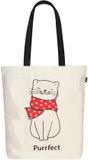 Sac shopping en coton avec poignée et fermeture éclair