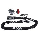 AXA Set d'éclairage "Absolute C5-90 / Dwn 50" Set de sécurité Absolute C5-90 + Dwn 50 Set 3 pièces.