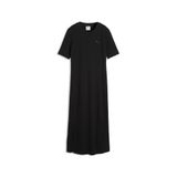 PUMA HER Slim Rib jurk voor Dames, Zwart, Maat XL