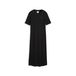 PUMA HER Slim Rib jurk voor Dames, Zwart, Maat XL