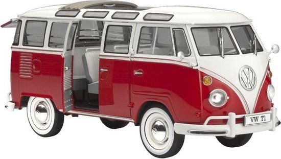 Revell 1:24 VW T1 Samba Bus Plastic Model Kit