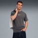 PUMA Graphic Font Play relaxed verwassen T-shirt voor Heren, Grijs, Maat L