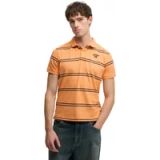 Superdry Vintage Stripe Korte Mouw Poloshirt Oranje 2XL Man