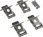 Maclean MCE544 4x Veerklemmen voor LED-paneel Montagekit - Grijs