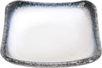 Tokyo Design Studio Vierkant Bord Tajimi Grijs/Wit 14 x 14 x 3.5cm