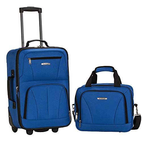 Rockland Fashion Softside bagageset, blauw, 2-Piece Set (14/19) - EAN: 0675478548387