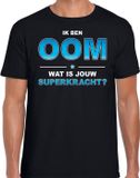 Bellatio Decorations Shoppartners Bv Ik ben oom wat is jouw superkracht - t-shirt zwart voor heren - oom kado shirt XL
