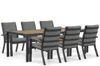 Osmen Midura/Valence 240 cm dining tuinset 7-delig