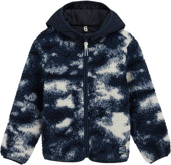 WE Fashion teddy jas blauw