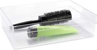 Plasticforte Organizer bakje - transparant - kunststof - 30x22x8 cm