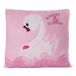 NICI Knuffelkussen met Witte Love Zwaan 30x30 cm