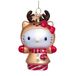 Vondels ornement de Noël Hello Kitty renne
