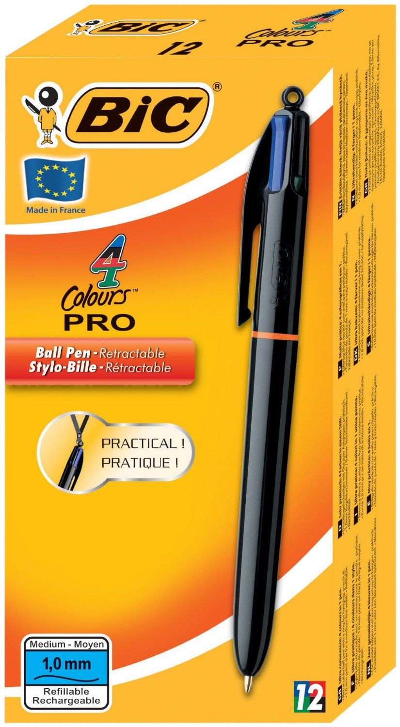 BIC 902129 - Balpennen - Multi - 12 stuks