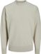 JACK&JONES JCOCOLLECTIVE KNIT CREW NECK Heren Katoen/Polyamide S Moonbeam