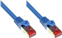 Câble de raccordement Cat. 6 S/FTP PiMF, 0,5 mètre, bleu, RJ45, blindé