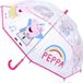 CERDÁ Artesania Cerd Disney Peppa Pig paraplu - transparant/roze - 71 cm - Polyester - Kinderen