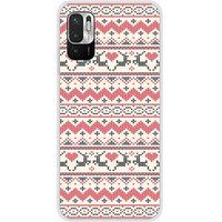 1001 coques Xiaomi Bedrukt siliconen hoesje compatibel met Xiaomi Redmi Note 10, Xiaomi Redmi Note 10S pull de noel rennes