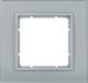 Berker Hager Berker B7 Glasafdekraam 1 voudig aluminium