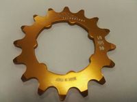 Miche Kettingblad-opsteek 22T 1/8 Pista Goud z/borgring