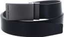PORSCHE DESIGN Leren riem Business Belt Plate Buckle 35 W100 Black zwart