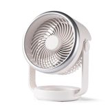 wonderlamp Brisit Tafelventilator, 4 snelheden, oplaadbare accu, 12 uur looptijd, compact en stil, draagbare miniventilator voor op het bureau