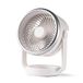 wonderlamp Brisit Tafelventilator, 4 snelheden, oplaadbare accu, 12 uur looptijd, compact en stil, draagbare miniventilator voor op het bureau