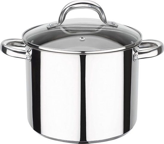 GSW Montreal Groentepot - 20 cm - 5 Liter - RVS - Zilver