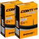 Continental Lot de 2 Tubes de Course Unisexes de 71,1 cm de Large, Noir, [25-622->32-630]