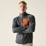 Dare2B Heren Torrek II fleece met volledige ritssluiting Grijs XXL