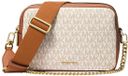 Michael Kors Bryant Crossbodytas Dames Imitatieleer Vanilla/AcDonker Groenn