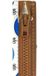 Opti Rits P60 D profielrits 6 mm deelbaar 932 Bruin Kunststof