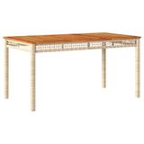vidaXL Tuintafel Beige, Bruin