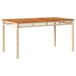 vidaXL Tuintafel Beige, Bruin