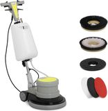 Ulsonix Boenmachine - 1100 Watt - 12 m stroomkabel - Grijs/Geel