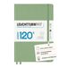 LEUCHTTURM1917 363538 notitieboek 120 g/m² Paper Edition, hardcover, medium (A5), salie, gelinieerd