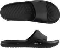 Holster Holster Pointbreak Vegan Slippers - Lichtgewicht EVA Slides - Podologisch Voetbed - Dames ZWART - Maat 38