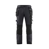 Blåkläder Werkbroek met 4-weg stretch 1522-1645 - Zwart/Donkergrijs - C146