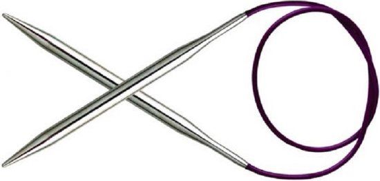 KnitPro Nova Metal rondbreinaalden 60cm 6.00mm