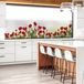 Ambiance Sticker Privacy raamfolie - Klaprozen - Zelfklevend - Vinyl - 40x200cm